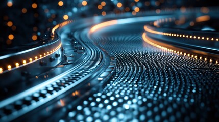 Futuristic Illuminated Path