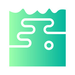 pollution gradient icon