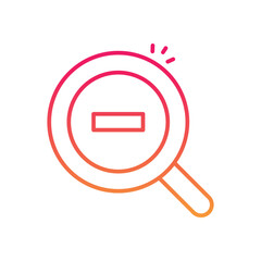 Zoom Out Vector icon