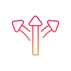 Direction Arrow Vector icon