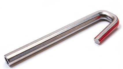 Allen wrench set on white background ideal for toolkits mechanical repair and construction imagery