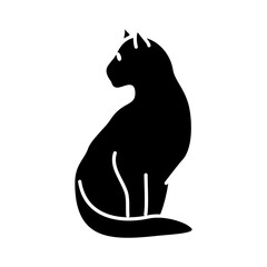 black cat silhouette