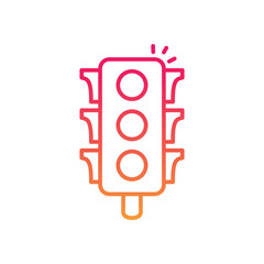 Traffic Vector icon
