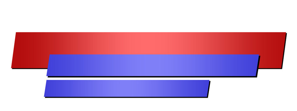 Blue  and red  Professional Name Tag Lower Third for Guest Speakers