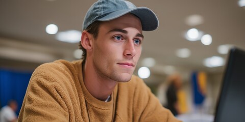 Student focused on completing final steps of education journey