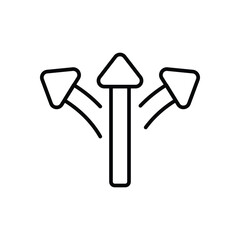 Direction Arrow Vector icon