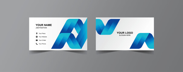 Modern Business Card - Creative and Clean Business Card Template.