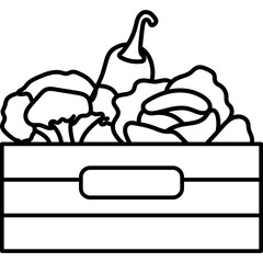 Vegetables on Basket Line