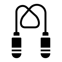 jump rope Solid icon