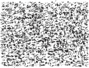 Vector Black and White Grunge Texture Background.