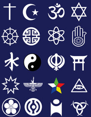Religious Symbols Vector Icon Pack