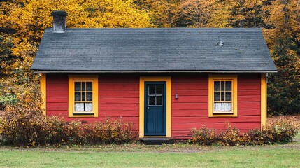 A single-story house 