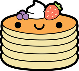 kawaii pancake icon
