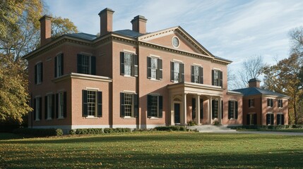 Grand Georgian Mansion on a Sprawling Estate