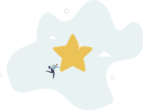 Satisfied man user and follower with positive feedback. Social media web concept. character life .