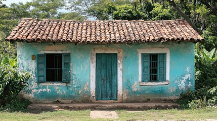 A small old house. -- 