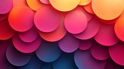 Abstract background with layered circles in vibrant colors. (1)