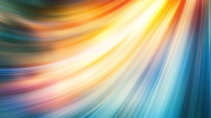 Obraz premium Abstract vibrant lines radiating light