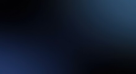 Abstract gradient background with dark blue and black colors smooth transition.