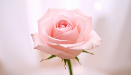 pink rose with water drops