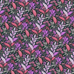 seamless pattern with flowers
