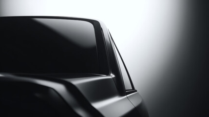 Obraz premium Sleek silhouette of a modern vehicle showcasing innovative design and advanced engineering.