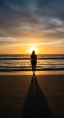 Fototapeta premium Golden Hour Silhouette