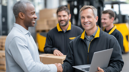 Collaboration in Warehouse Logistics for Small Business Delivery