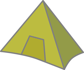 Illustration of a Camping Tent © 湘琪 陳