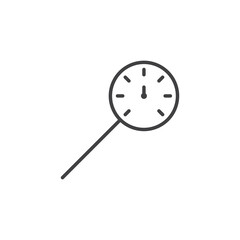 Kitchen thermometer vector Icon in trendy flat style isolated on white background