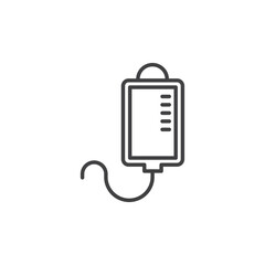 Intravenous vector Icon in trendy flat style isolated on white background