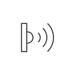 Infrared vector Icon in trendy flat style isolated on white background