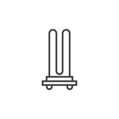 Heating element vector Icon in trendy flat style isolated on white background