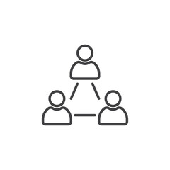 Coordinate vector Icon in trendy flat style isolated on white background