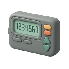 Retro Personal Pager toy icon