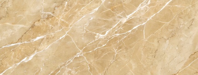 Seamless Beige Marble Texture with Delicate White Veins
