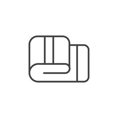 Blanket vector Icon in trendy flat style isolated on white background
