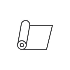 Aluminum foil vector Icon in trendy flat style isolated on white background