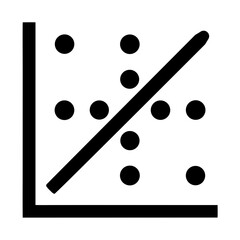 scatter plot icon  

