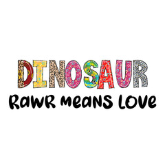 Cute Dinosaur Design with 
