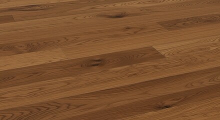Obraz premium Close-up view of polished wooden flooring showcasing rich grain patterns and texture