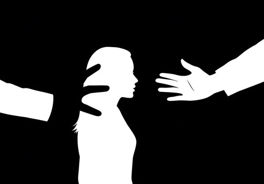 Silhouette of Fear: Trapped Between Two Worlds