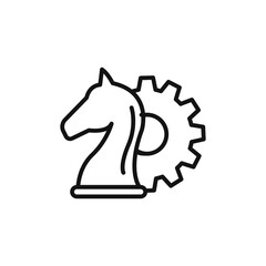 startup icon on white background. Editable stroke.