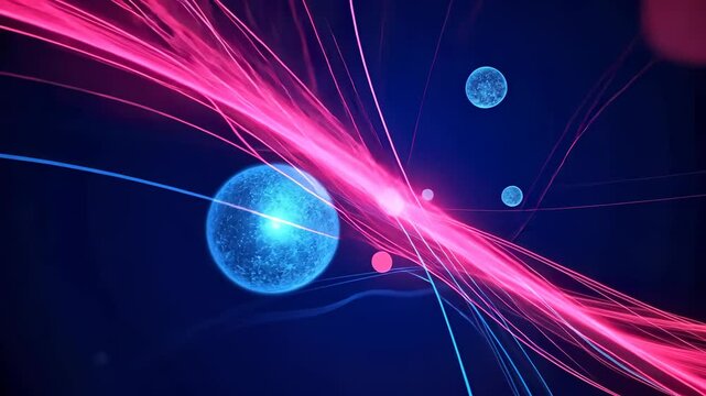 Network. Animation of a Growing 3D Neural and Artificial Intelligence, Chatbot, Deep Learning, Machine Learning Concept: Large Language video 4k