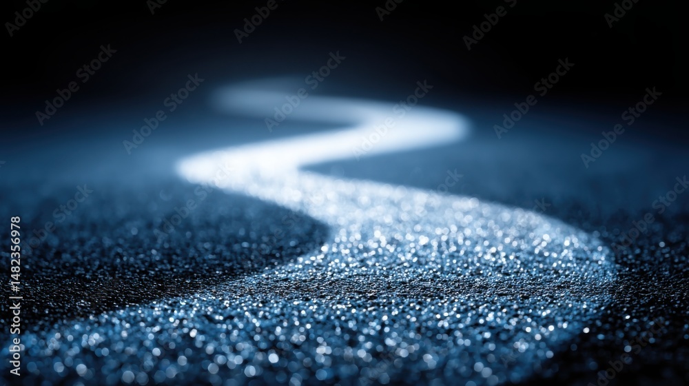 Poster quantum-safe asset path icon concept demonstrating speed and security in financial transactions and 
