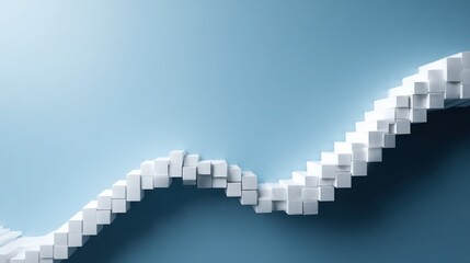 Fototapeta premium Sequence-anchored forecast tool icon concept reflecting pattern-based analysis for predicting market trends and dynamics
