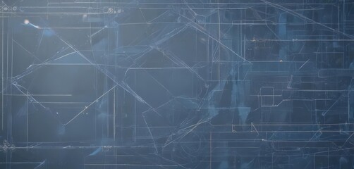 Abstract blueprint background, geometric shapes, technical lines,  teal,  pattern,  vector