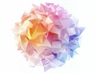 Abstract Crystal Sphere