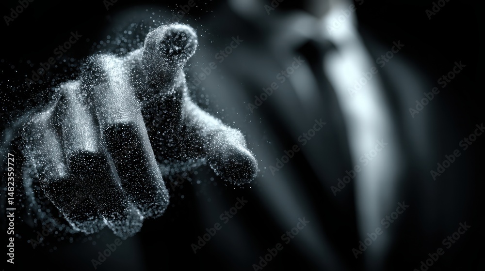 Poster artistic representation of sequence-triggered trust icon depicting conceptual pattern-activated coll
