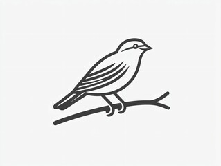 Obraz premium Bird on Branch